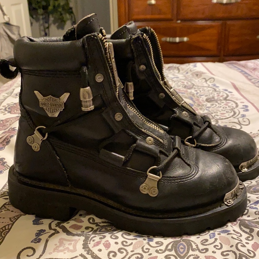 Used Harley Davidson riding boots